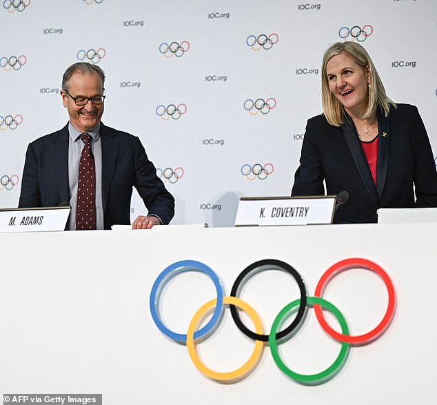 Adams And Coventry Are Pictured Together At A Happier Press Conference Last Year