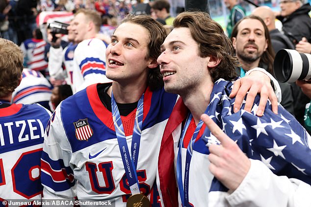 Quinn Pictured Celebrating Alongide Brother Jack (Left) Who Scored The Winning Goal