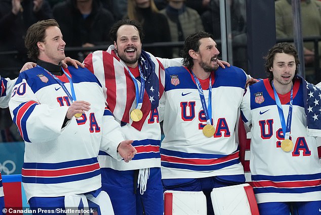 The Usa Beat Canada 2-1 In Overtime To Claim The Gold Medal In Milan On Sunday