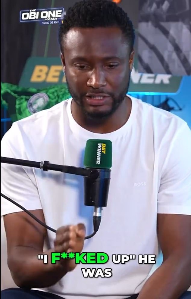 Mikel Claimed Mourinho Will Be Aware That He 'F***Ed Up' And Said He Expects His Former Boss To Apologise At Some Point