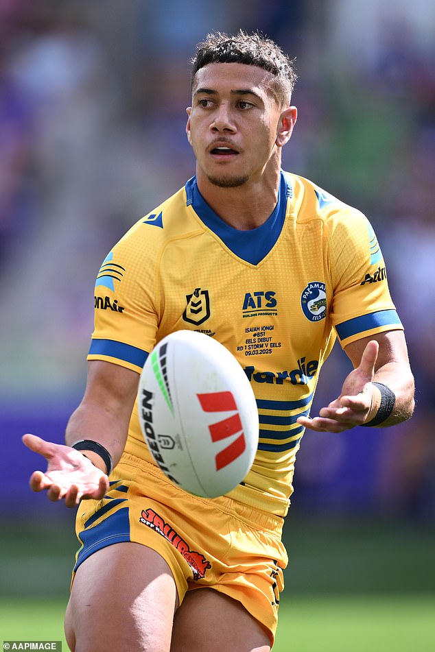 Iongi Was Named Parramatta's Rookie Of The Year After A Great 2025 Season