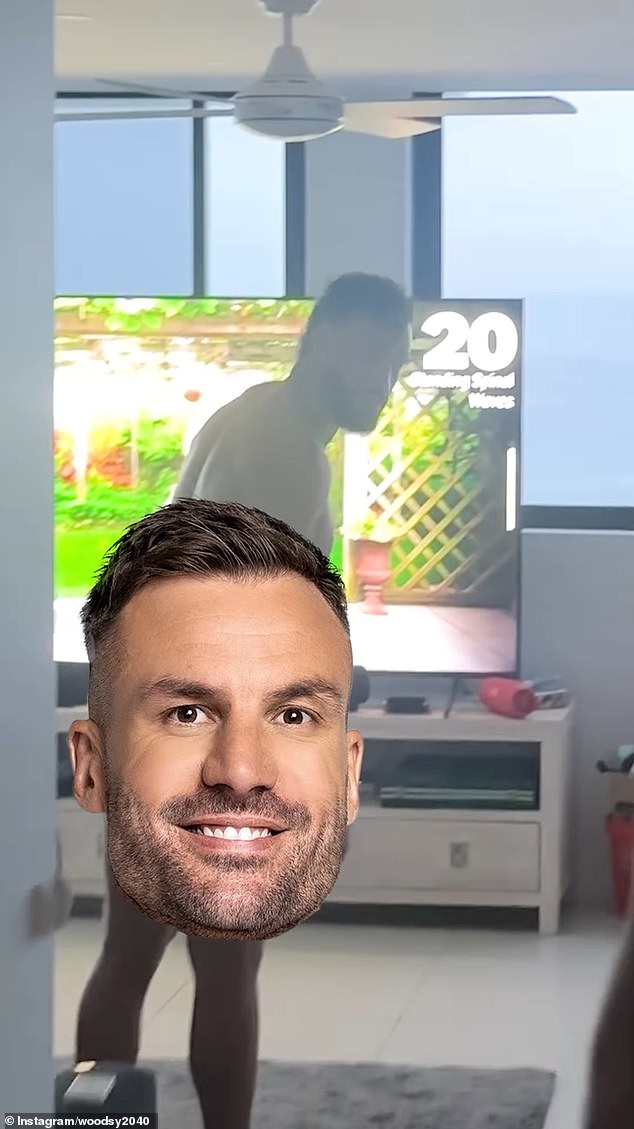 Rudolf Was Trying To Get Some Early Morning Yoga In Before The Rude Interruption From Woods