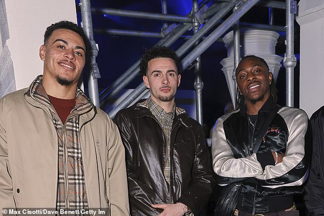 The Defender Was Joined By Fellow Footballing Talents Morgan Rogers, Curtis Jones, And Eberechi Eze