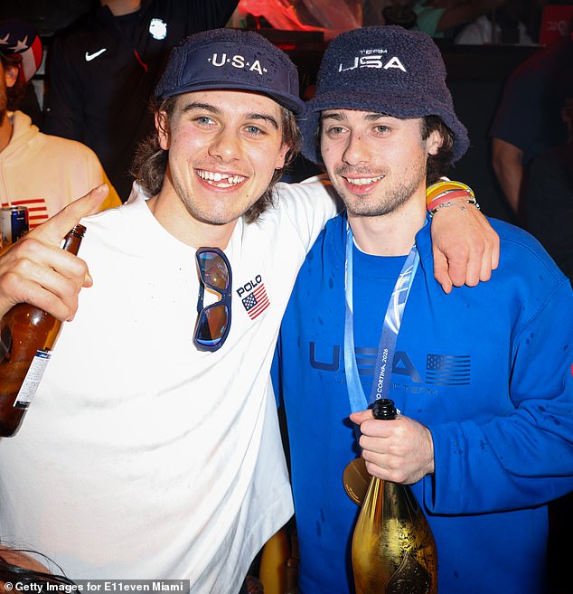 Her Sons Were On Cloud Nine After Jack (Left) Scored The Overtime Game-Winner Against Canada