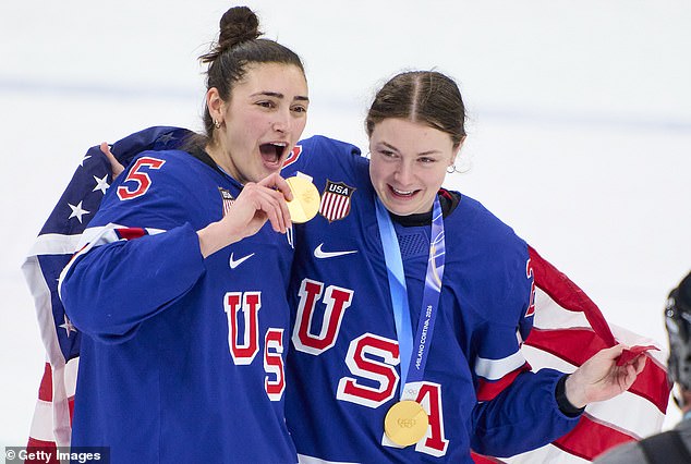 The Women's Team Also Claimed Gold Medals Last Week After An Overtime Victory Over Canada