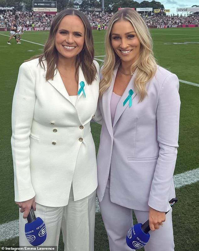 Lawrence Will Become The First Female Play-By-Play Caller In The Game's History (Pictured, With Fellow Commentator Allana Ferguson)