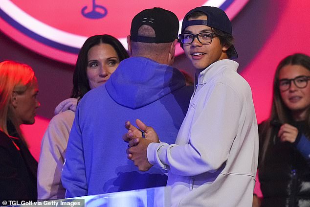 The Former Couple Gathered To Celebrate Son Charlie's Golf State Championship