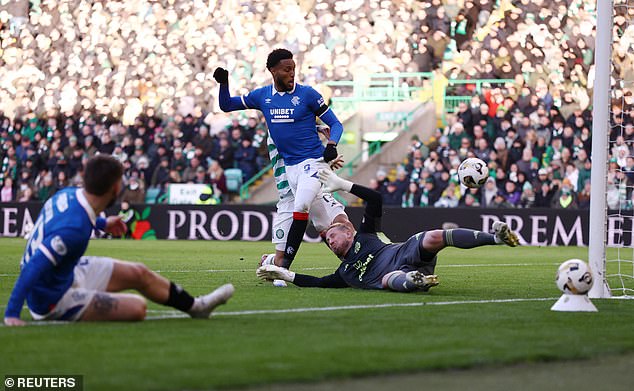 Chermiti Scores In The 3-1 Victory At Celtic Park In January, And Ferguson Believes Rangers Can Win Again At Ibrox
