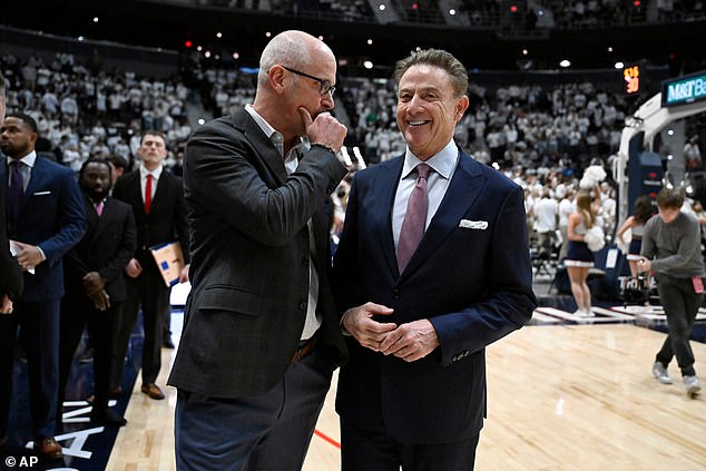 The Re-Match Between Dan Hurley's (L) Huskies And Rick Pitino's (R) Red Storm Was A Blowout