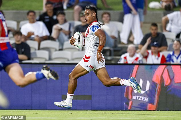 The Dragons Winger (Pictured) Impressed Many In The 2026 Nrl Pre-Season Challenge
