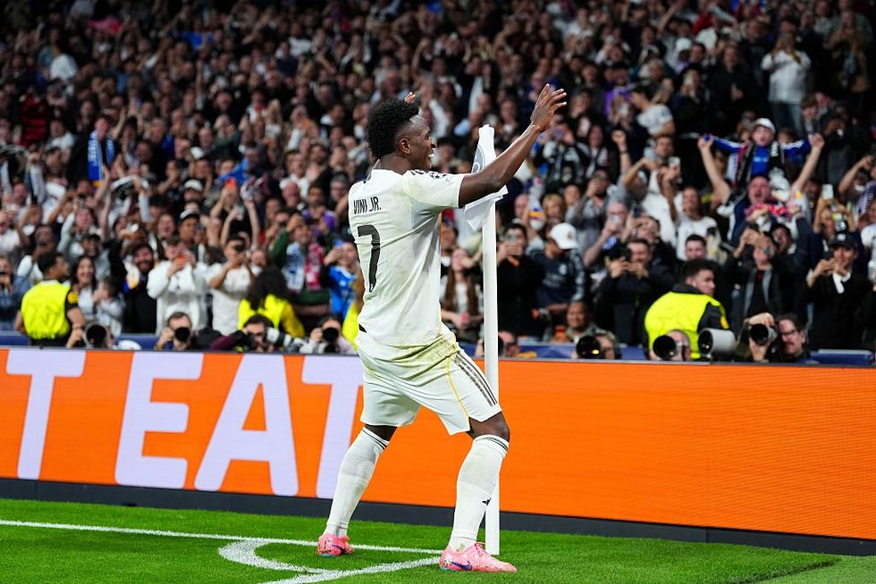 Vinicius Jr Scored Real Madrid's Second Goal In Their 2-1 Champions League Win Over Benfica
