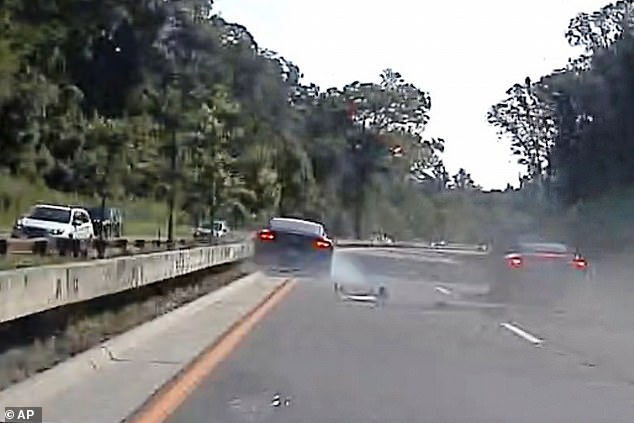 Mcmahon's Bentley Continental Gt Crashed Into A Wood Guardrail Before He Later Stopped