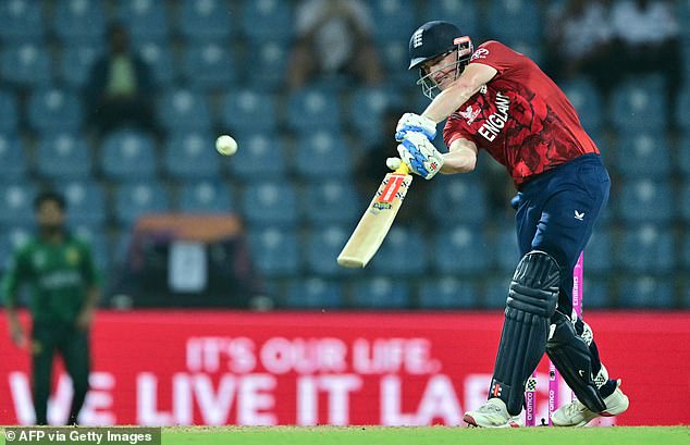 Brook Smashes A Straight Six On The Way To His 50-Ball Century Against Pakistan