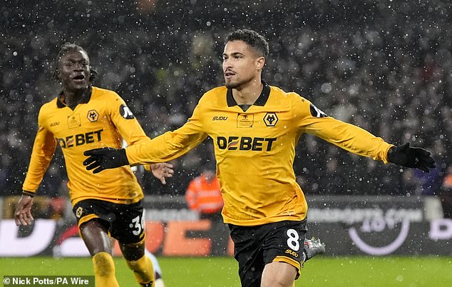 Joao Gomes (Above) Struck Midway Through The Second Half To Put Wolves In The Ascendancy, Before Rodrigo Gomes Grabbed The Hosts' Second Goal With Virtually The Last Kick Of The Game