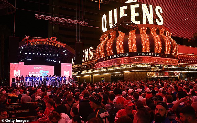 Thousands Of Aussies, English Supporters And Curious Americans Flooded In To See The Four Nrl Sides