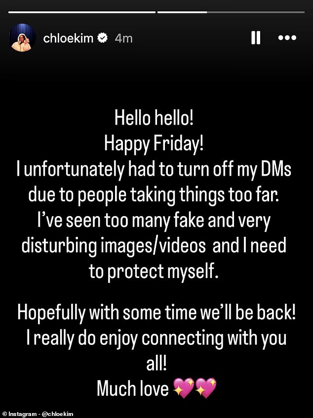 Chloe Kim Did Not Go Into Much Detail About The Issue, But Said She Hopes To Be Back Soon