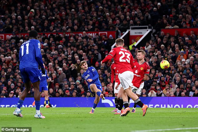 Scoring The Winning Goal At Old Trafford In November As David Moyes' Side Pulled Off A Famous Win With 10 Men