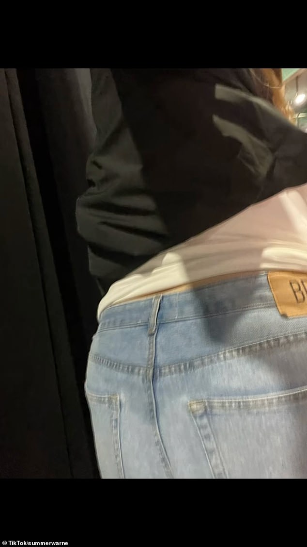 Summer Shared Footage Of The Water On Her Jeans That Was Tipped On Her By The Other Concertgoer