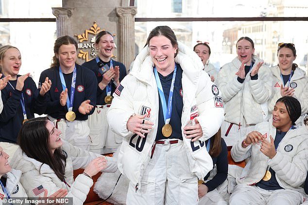 Hilary Knight Makes An Appearance On The Nbc Today Show  After Winning Olympic Gold