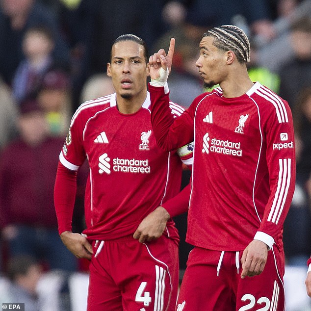 Liverpool Burst Out Of The Traps And Were 3-0 Up By Half-Time. Hugo Ekitike (Right) And Virgil Van Dijk (Left) Were Among The Scorers