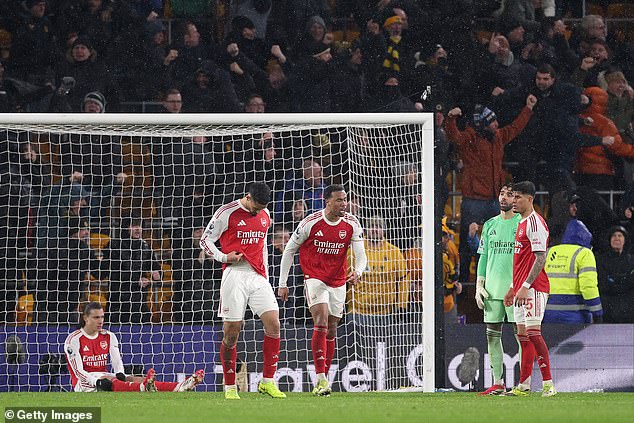 Arsenal Threw Away A 2-0 Lead As They Drew 2-2 With Bottom Of The Table Wolves At Molineux