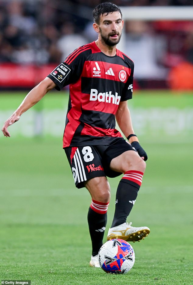 Western Sydney Wanderers Have Come Under Fire After Banning Fans From Wearing Football Shirts Of Nations Currently Involved In Major Conflicts (Pictured, Midfielder Steven Ugarkovic)