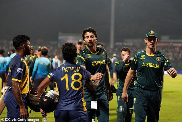 Australia Is On The Verge Of Failing To Progress To The Next Stage - After Losing To Sri Lanka In It's Second Group Stage Match