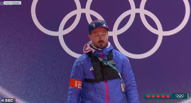 As Weston Started On His Incredible Run The Camera Focused On His Coach Behind Him Instead