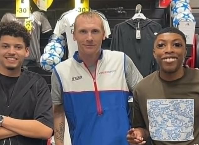 Former Barcelona Defender Jeremy Mathieu (Centre) Now Works As A Shop Assistant In France