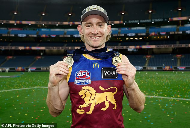 The Brisbane Lions Have Announced That Harris Andrews (Pictured), Josh Dunkley And Hugh Mccluggage Will Take Over From Lachie Neale As The Club's Co-Captains
