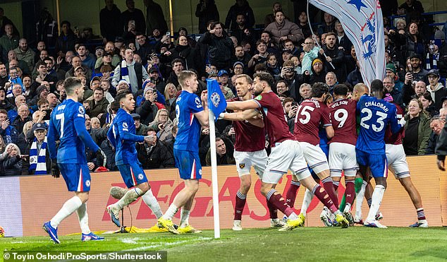Chelsea Have Received A £325,000 Fine From The Fa While West Ham Were Fined £300,000 After Their Mass Confrontation At Stamford Bridge At The End Of January
