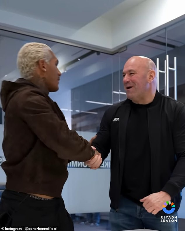 Benn Announced He Was Joining The Promotion Led By Dana White Late On Friday Evening