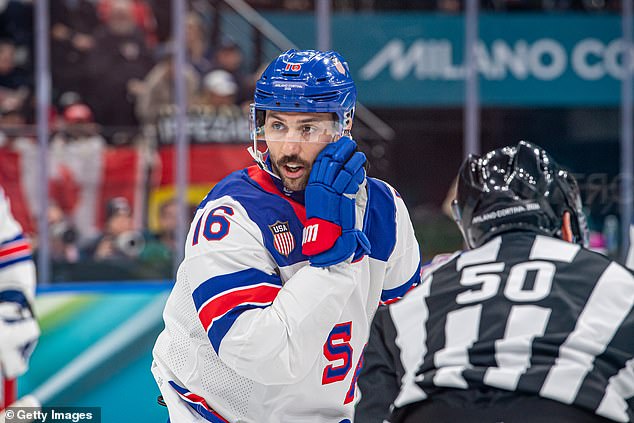Vincent Trocheck Is Ready To Party After His Usa Team Beat Canada To Win Olympic Gold