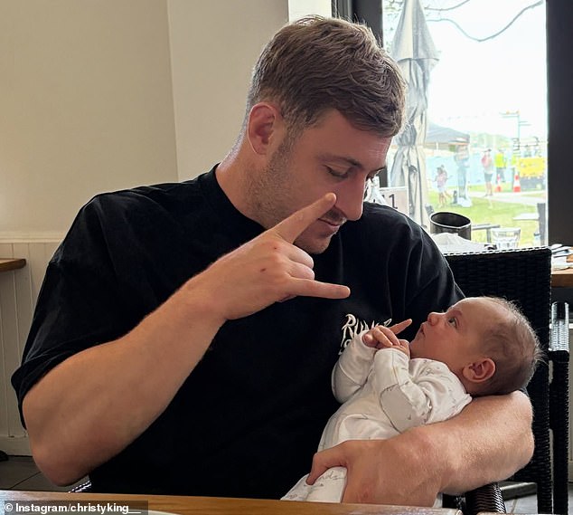 Footy Star Max King And His Glamorous Wife Have Revealed The Name Of Their Daughter After She Was Born On New Year's Eve