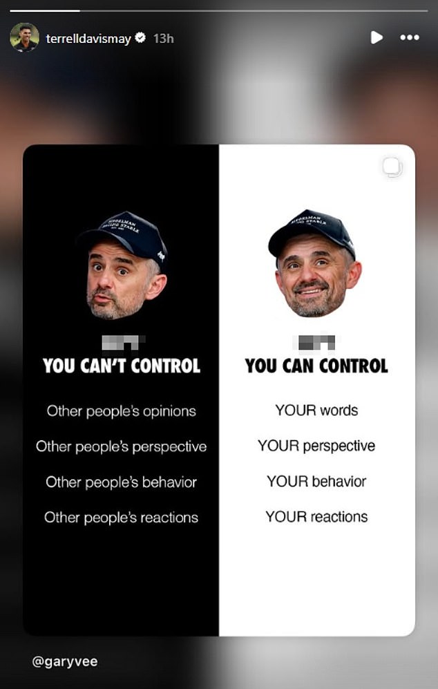 May Posted The Above Cryptic Story On Instagram Shortly Before The News About The Intimate Images Broke