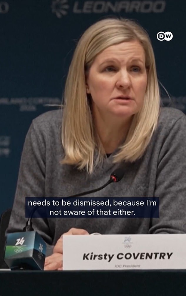 Ioc President Coventry Threatened To Dismiss Members Of Her Team After Repeatedly Being Blindsided By Questions From Reporters In A Press Conference She Said She 'Was Not Aware Of'