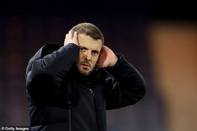Luton Town Manager Jack Wilshere Had To Be Restrained By His Own Players Amid A Furious Confrontation With A Supporter