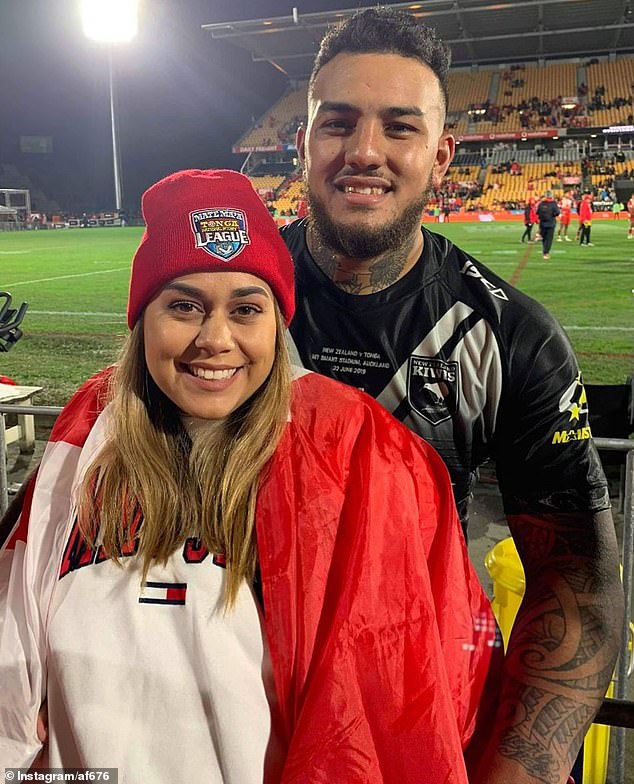 Sharks Prop Addin Fonua-Blake Played One Game For New Zealand Which Made Him Ineligible For State Of Origin (Pictured, After A Test Match For Tonga)