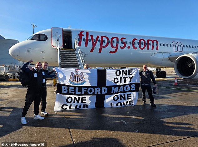 Around 2,000 Supporters Are Following Eddie Howe's Men In The Champions League Play-Offs