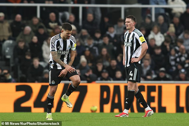 Newcastle Captain Bruno Guimaraes Led A Players Summit After The Brentford Defeat To Improve Their Declining Form