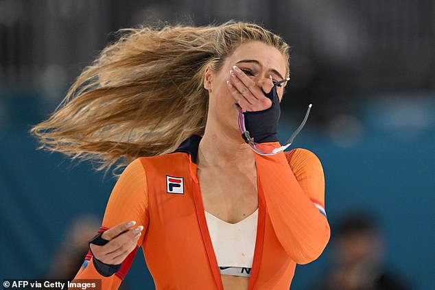 Jutta Leerdam Showed Off Her Nike Bra After Winning Gold At The Winter Olympics Last Week