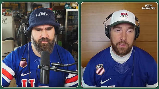 Jason Kelce (Left) Appeared To Defend The Canadian Curlers Amid A Cheating Storm