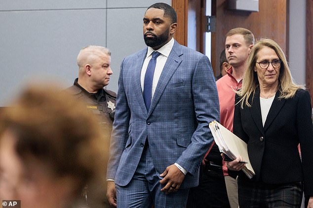 Sherrone Moore Arrives At Washtenaw County District Court With Attorney Ellen Michaels
