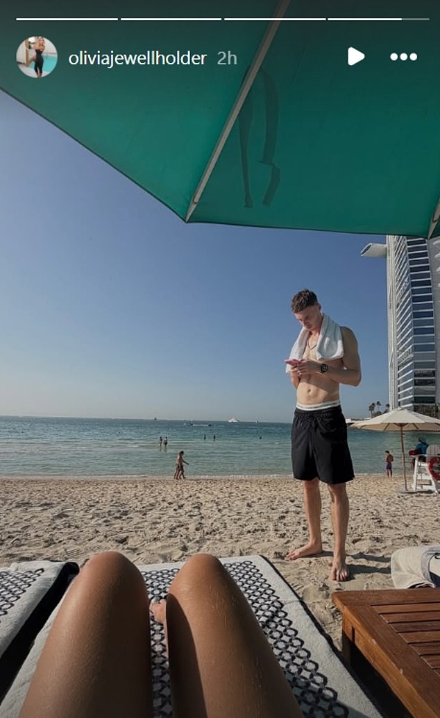 Chelsea Boss Liam Rosenior Has Revealed He Urged His Players, Including Cole Palmer (Right, With Girlfriend Olivia Holder), To Get Away And 'Switch Off' After Giving Them A Few Days Off