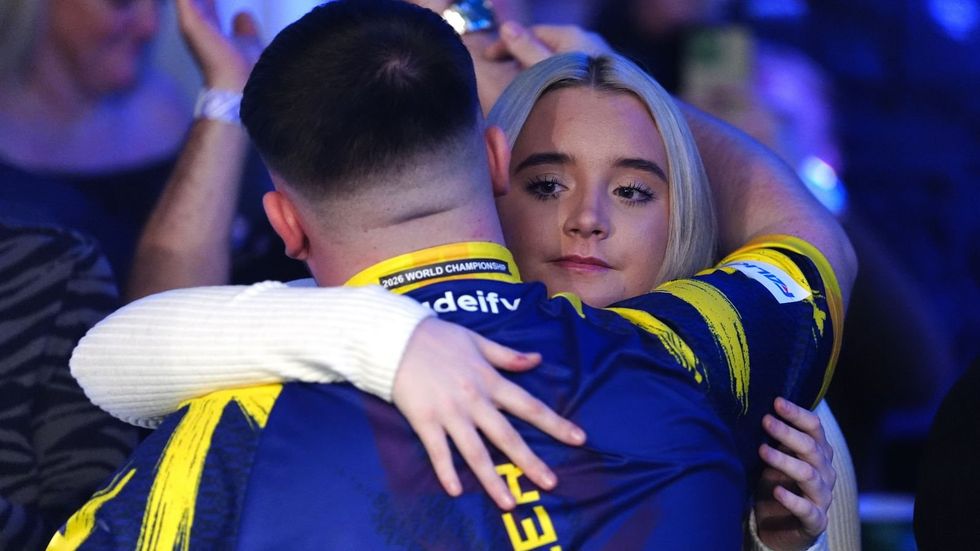 Darts Sensation Luke Littler Marked Valentine's Day By Whisking Girlfriend Faith Millar Off To An Upmarket Manchester Steakhouse For A Romantic Evening