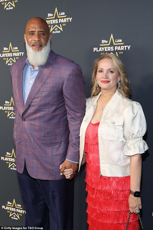 Tony Clark And His Wife Frances (Right) Have One Son Together And Reportedly Live In Arizona