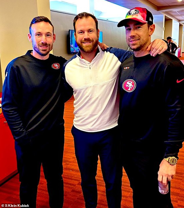 Kubiak's Brothers Klay (Left) And Klein (Center) Are On The Staff Of Rival Franchises