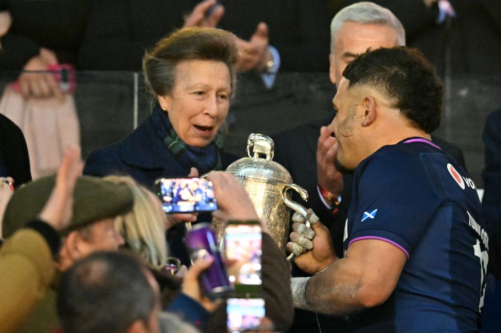 Princess Anne And Sione Tuipulotu