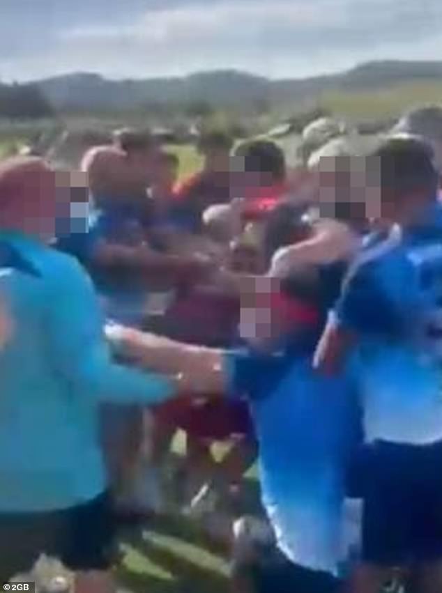 Players At The Nsw Oztag State Championships Got Into An All-In Brawl After Punches Were Thrown At A Coach On Saturday