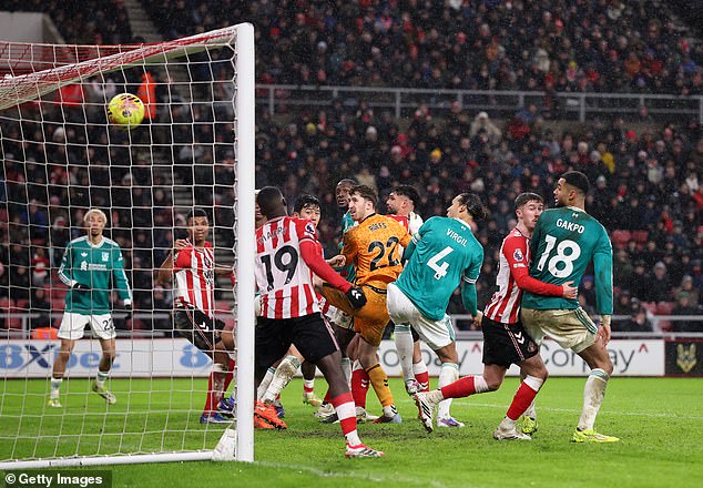 Virgil Van Dijk Scored The Winner Just After The Hour Mark As His Header Went In Off Habib Diarra